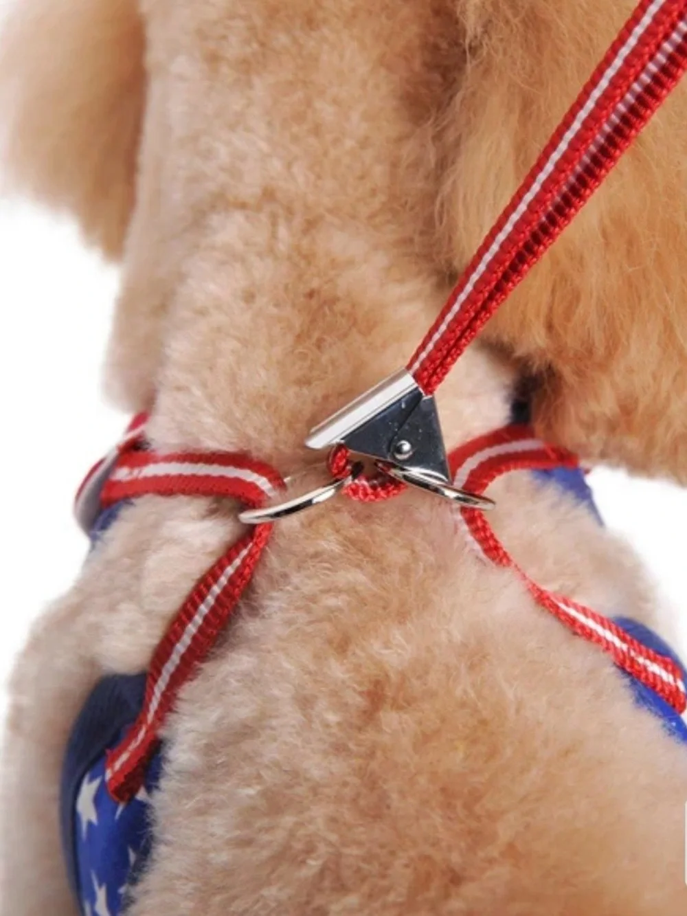 Grey & Red Mesh Dog Harness -with matching leash Large